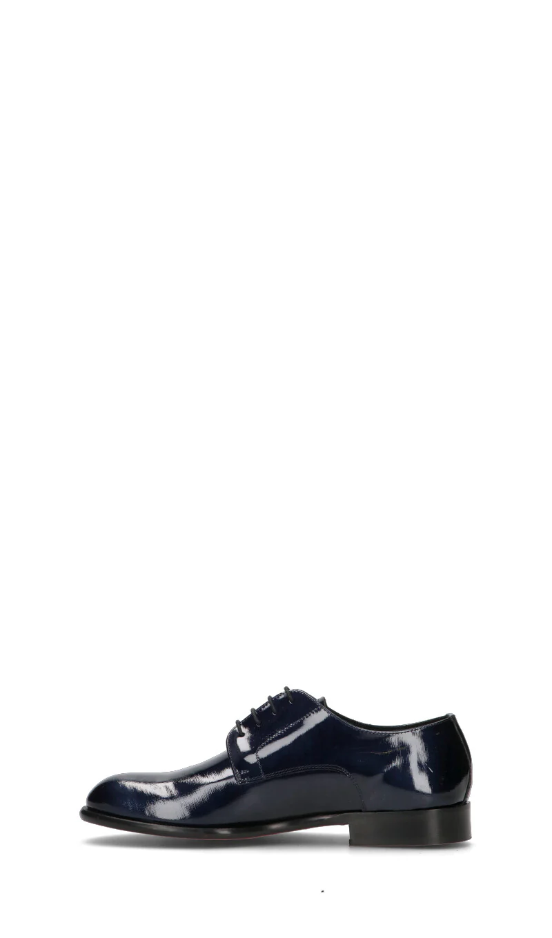 EVEET Stringata uomo blu in pelle - Image 4