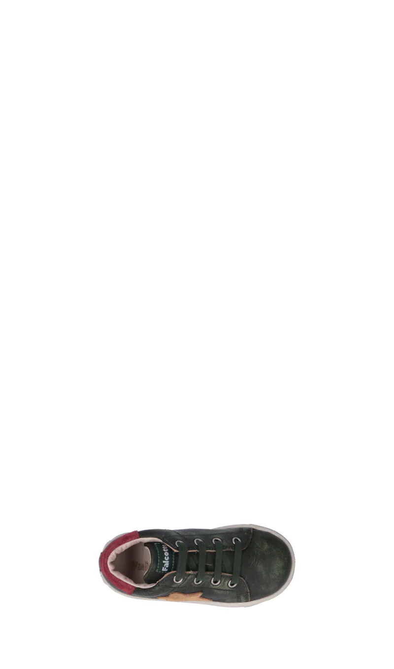 FALCOTTO Sneaker bimbo verde/rossa/gialla in suede - Image 5