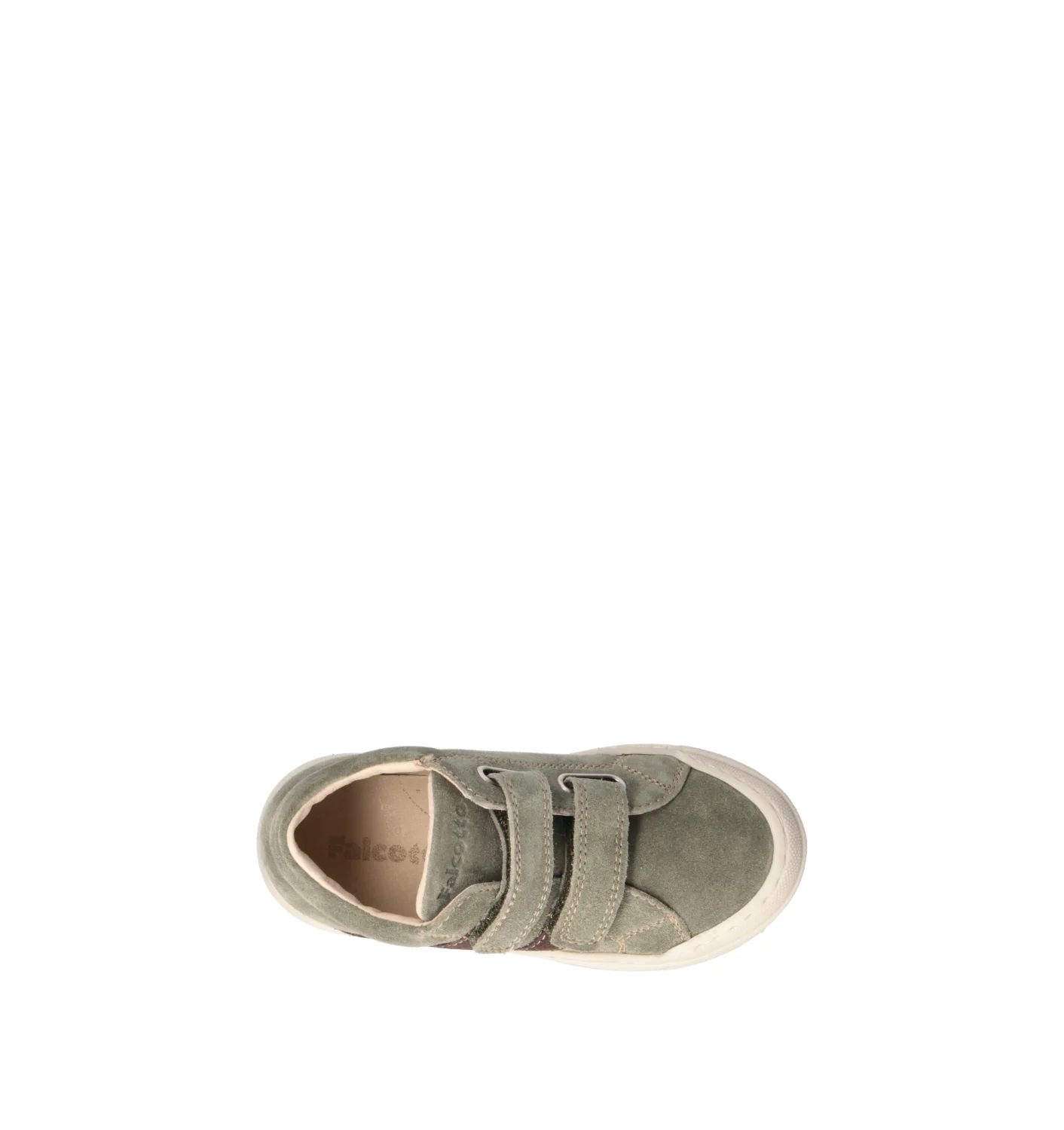 FALCOTTO Sneaker bimbo verde in suede - Image 5