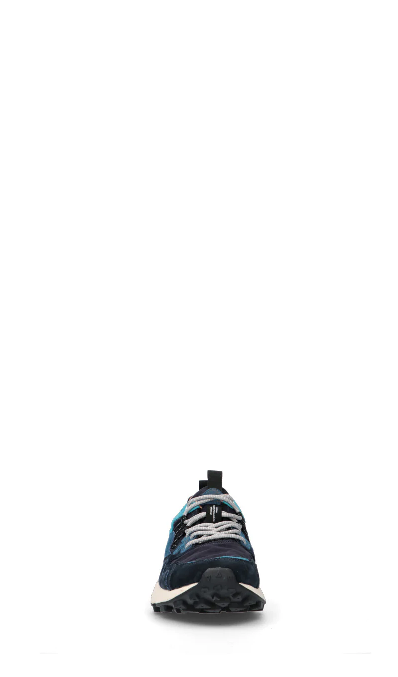 FLOWER MOUNTAIN Sneaker donna azzurra in pelle - Image 3