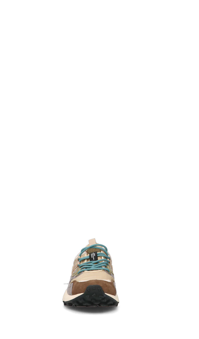 FLOWER MOUNTAIN Sneaker uomo beige in suede - Image 8