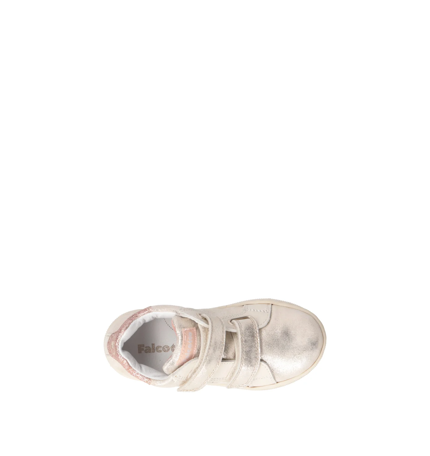 FALCOTTO Sneaker bimba oro in suede - Image 5