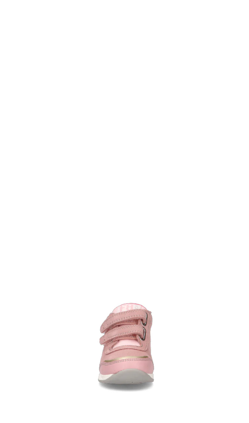 FALCOTTO Sneaker bimba rosa in suede - Image 3
