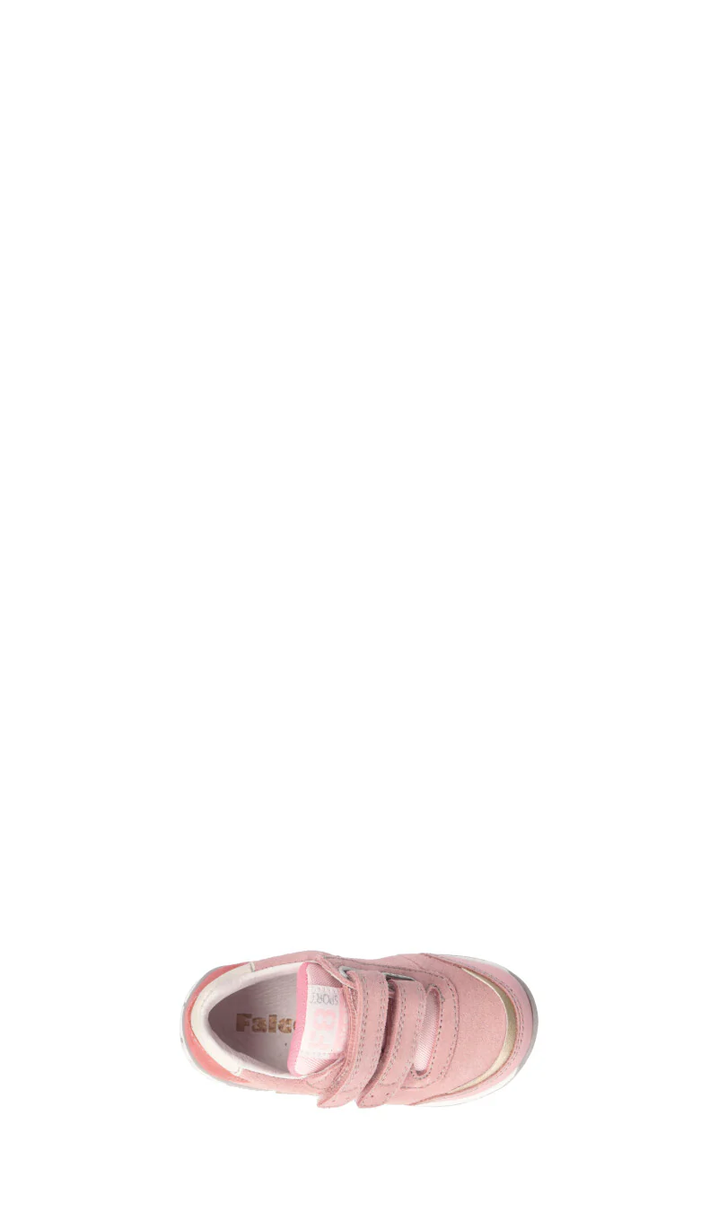 FALCOTTO Sneaker bimba rosa in suede - Image 5