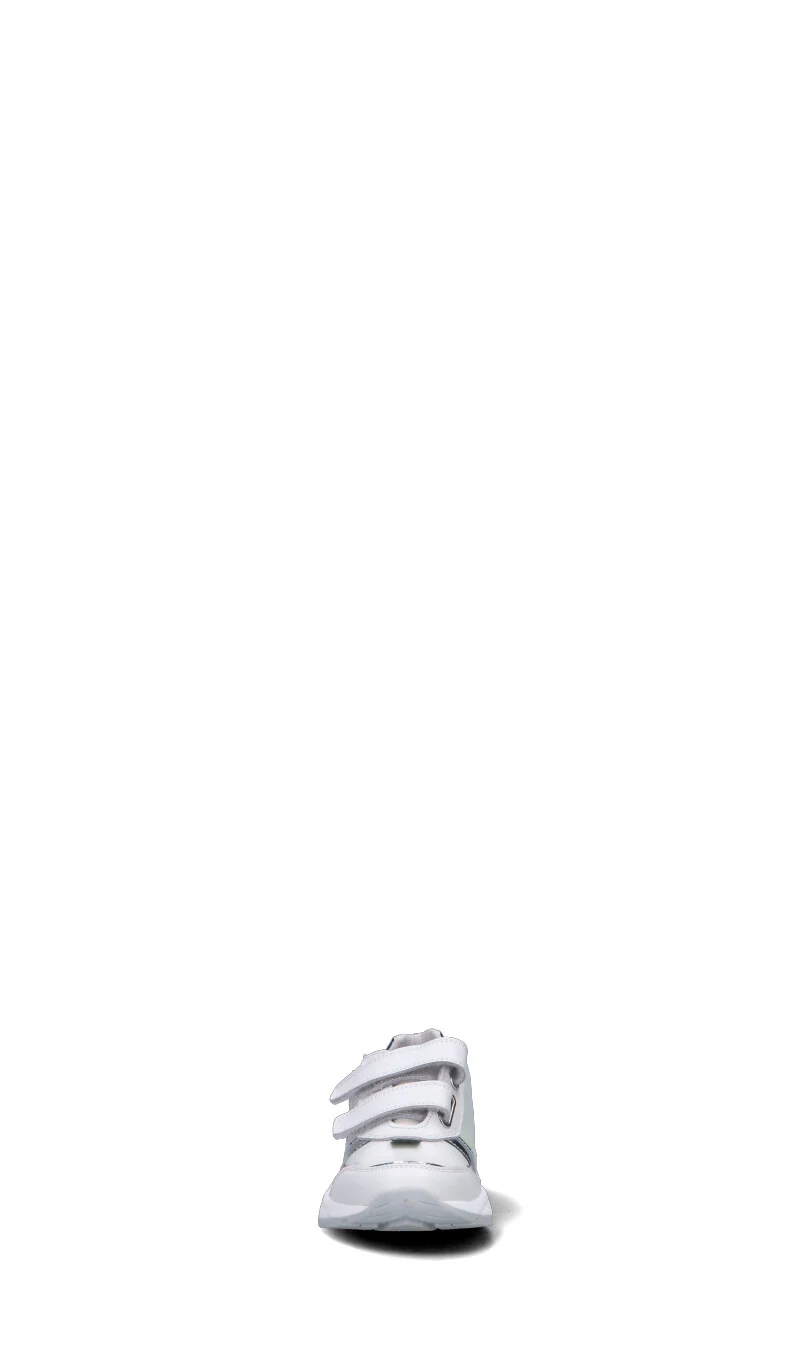 NATURINO Sneaker bimba bianca/argento in pelle - Image 3