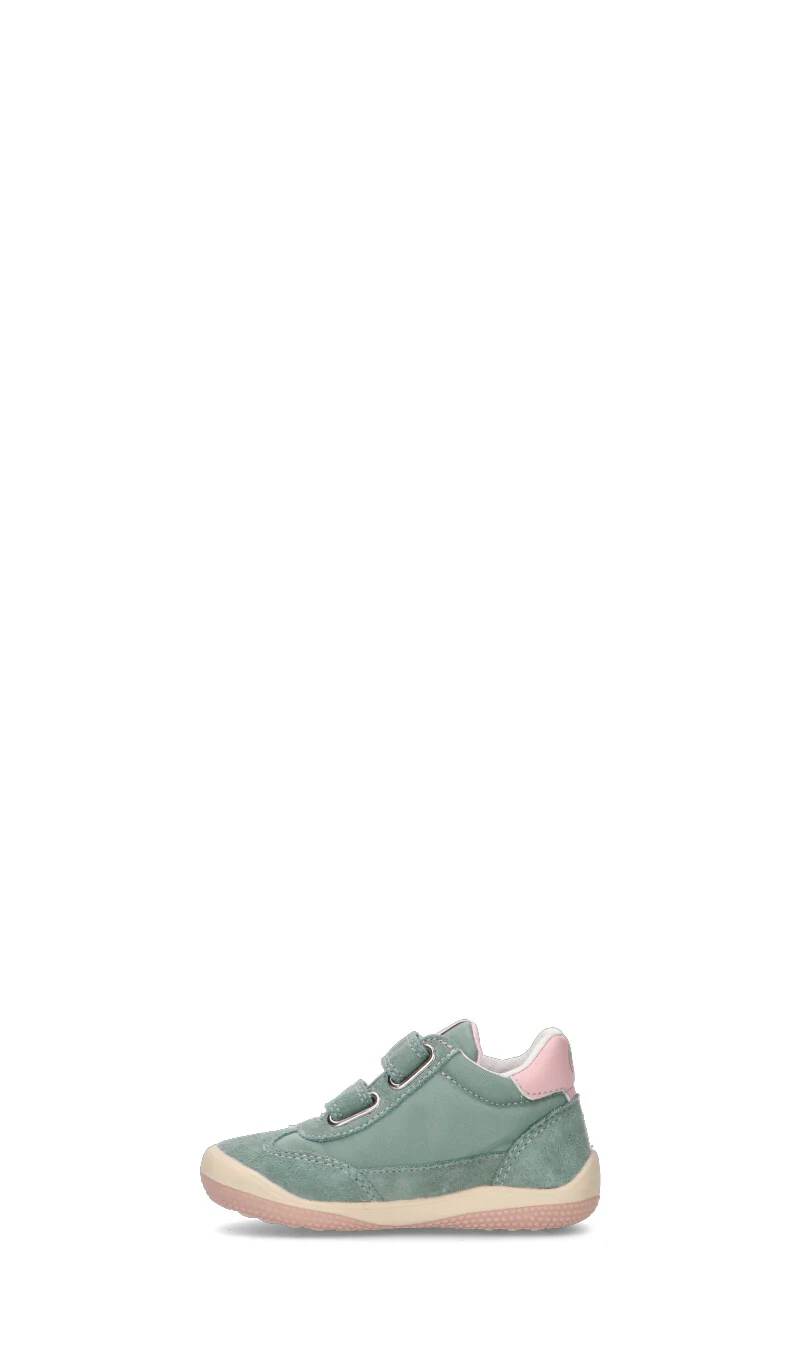NATURINO Sneaker bimba verde in suede - Image 4