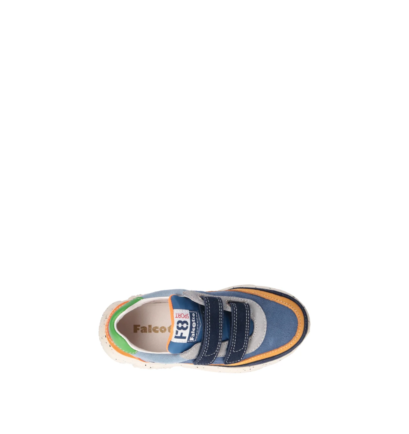 FALCOTTO Sneaker bimbo blu in suede - Image 5