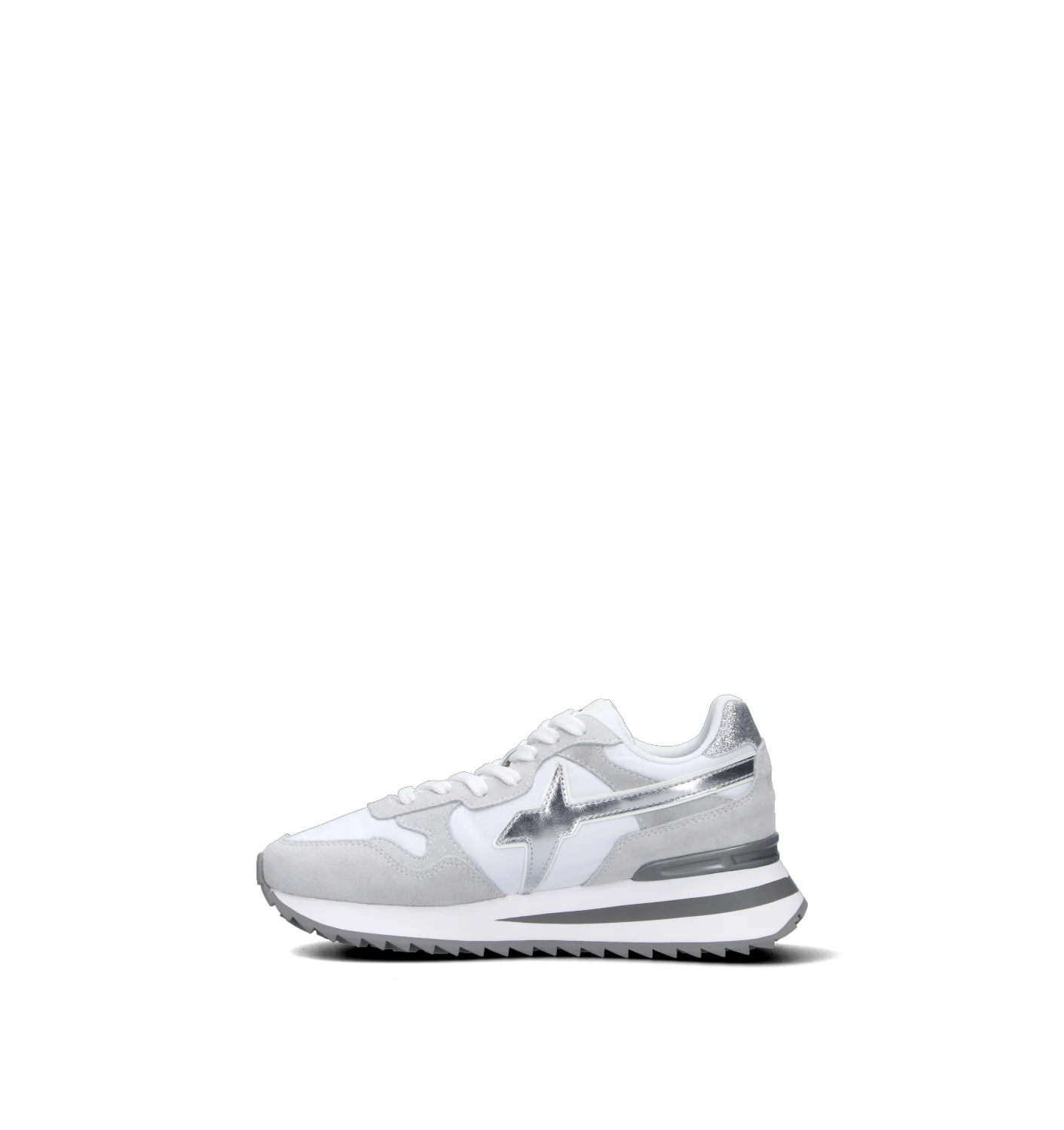 W6YZ Sneaker bimba bianca/argento - Image 4