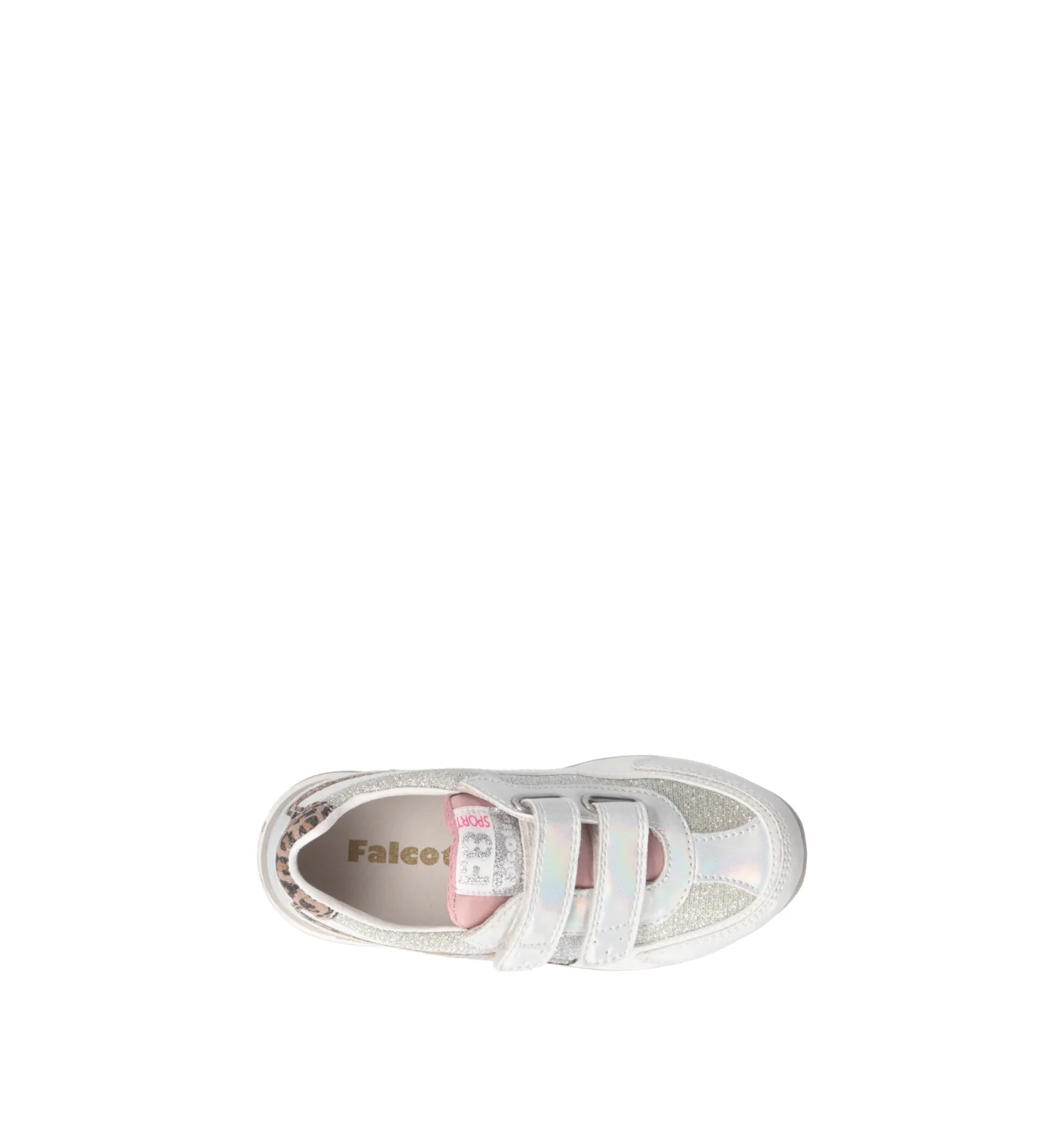FALCOTTO Sneaker bimba argento in pelle - Image 5