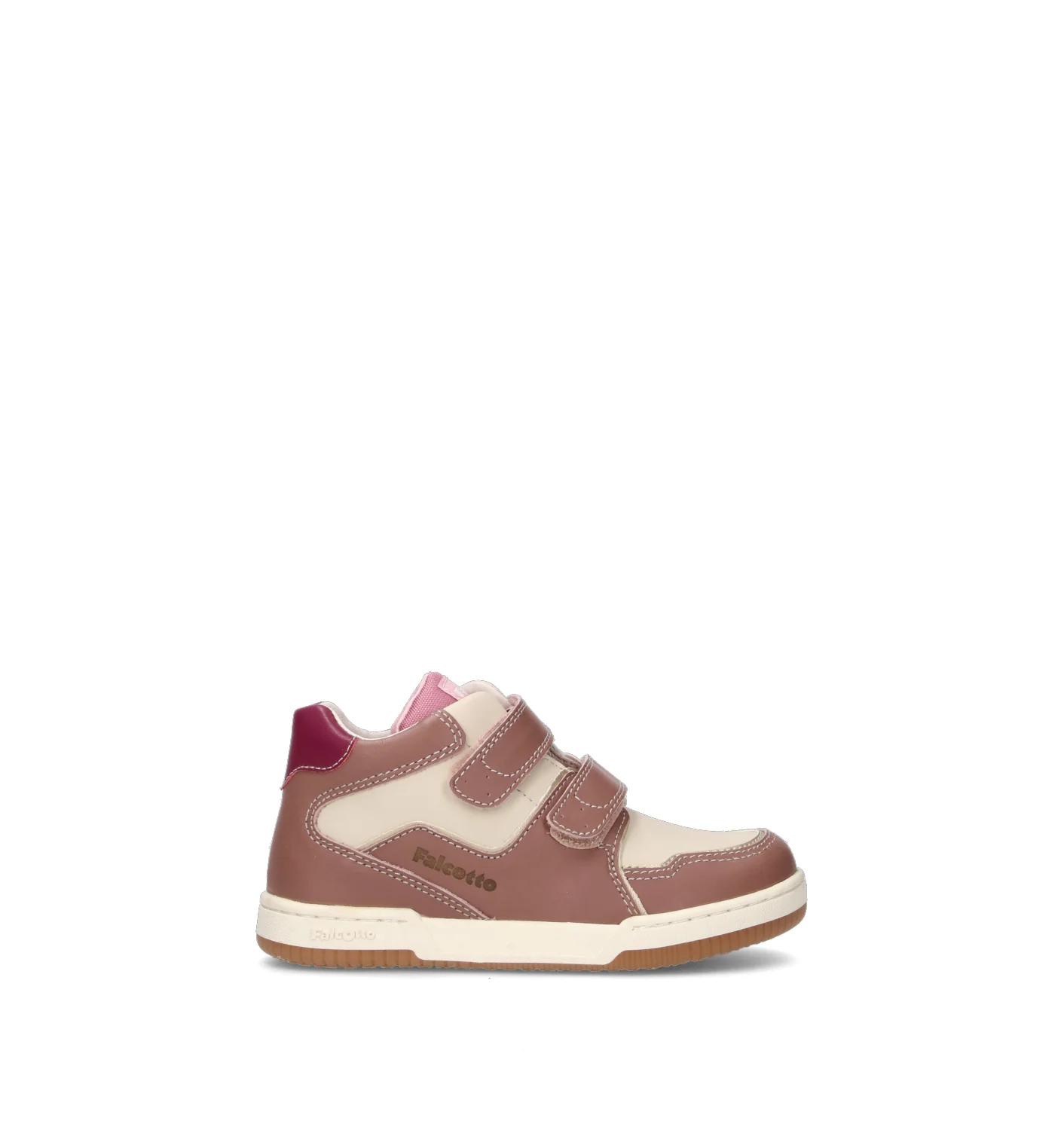 FALCOTTO Sneaker bimba rosa in pelle