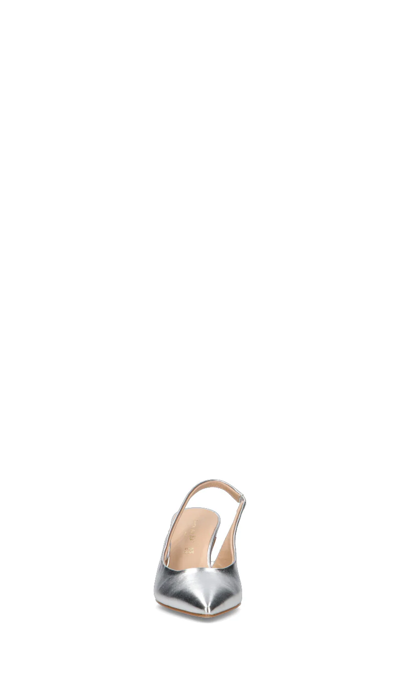 REBECCA VAN DIK Slingback donna argento - Image 3