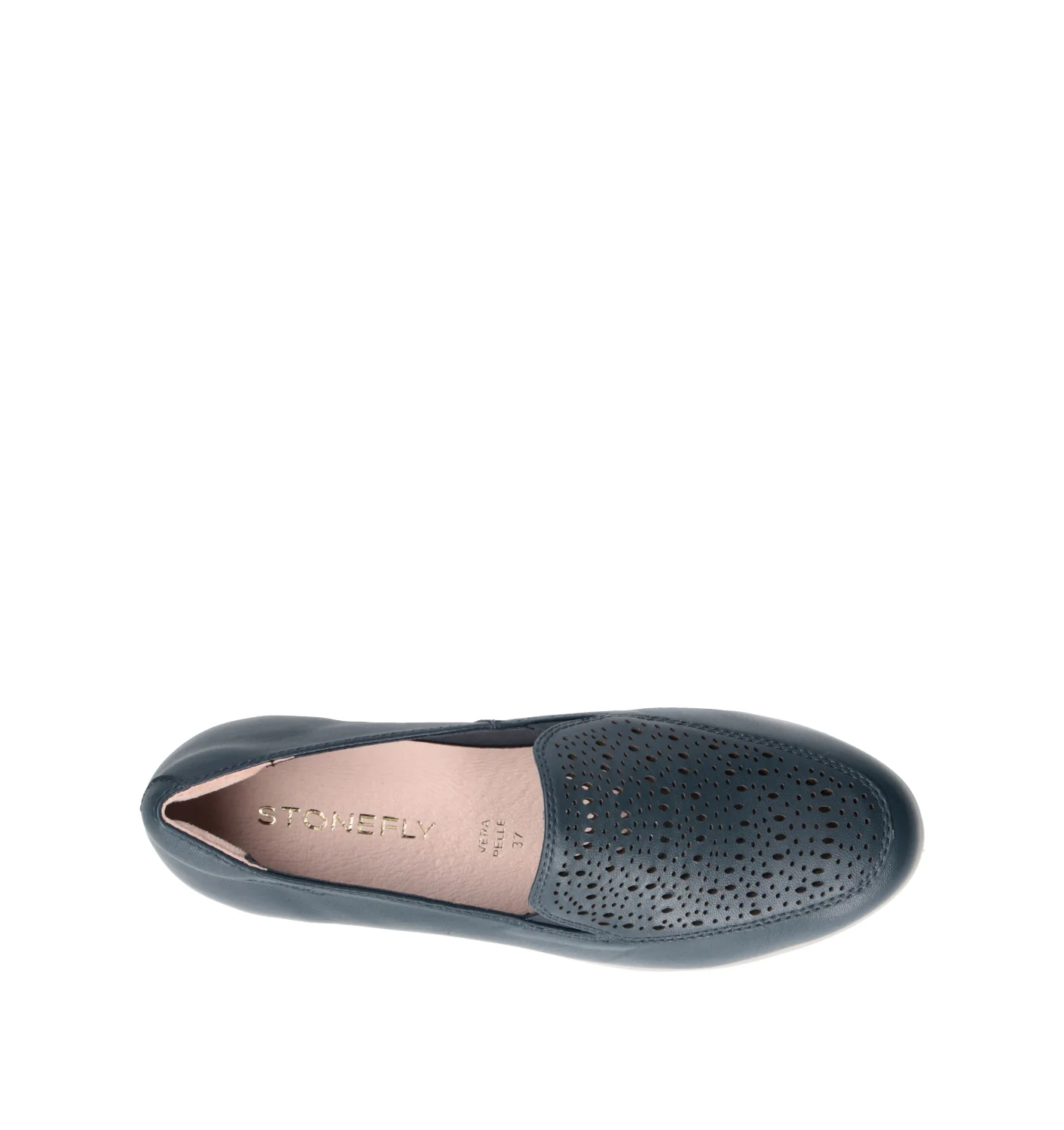 STONEFLY Scarpa comfort donna blu in pelle - Image 5