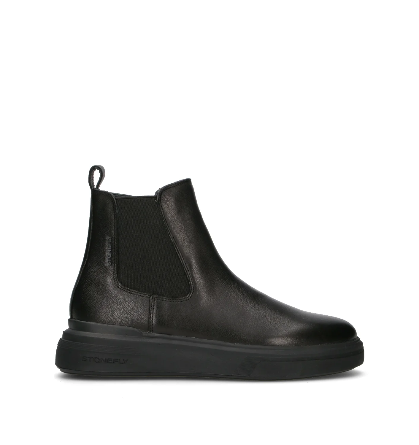 STONEFLY Beatles uomo nero in pelle