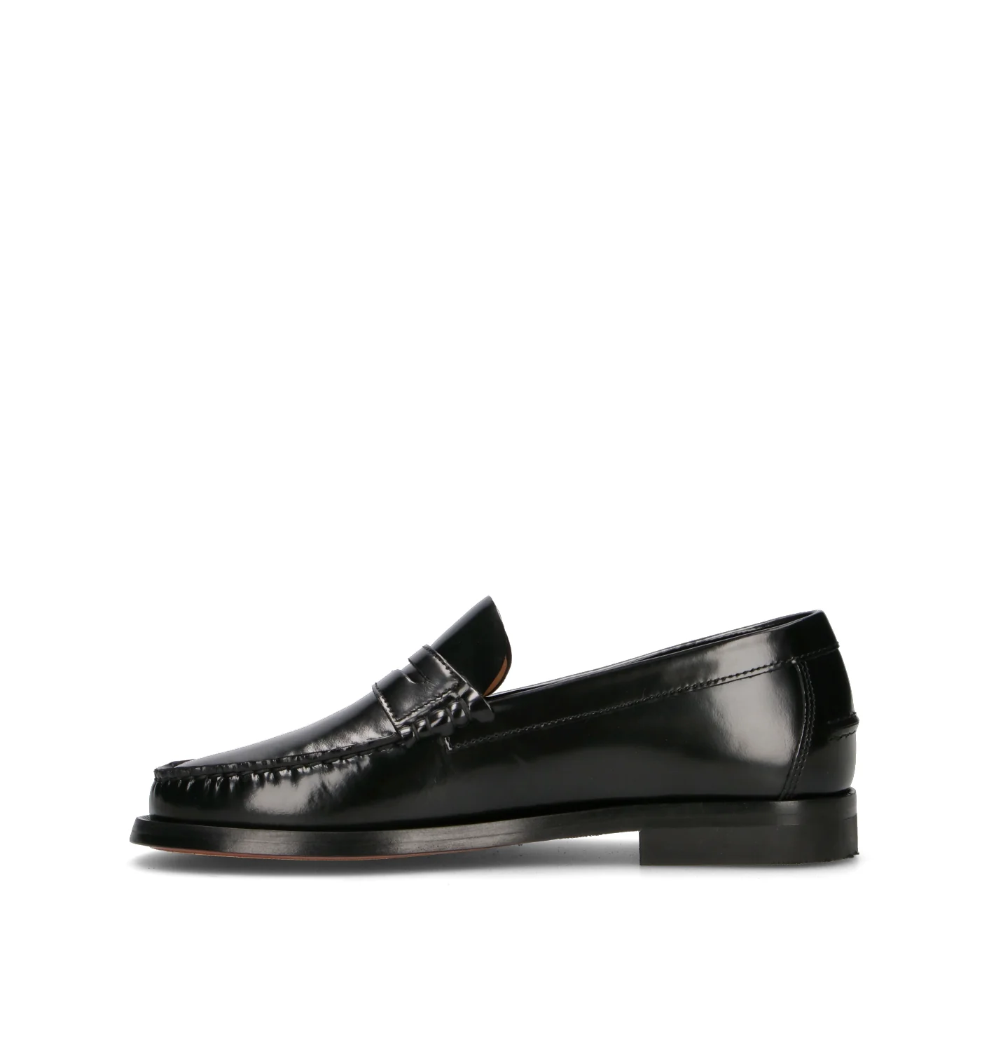 ANTICA CUOIERIA Mocassino uomo nero in pelle - Image 4