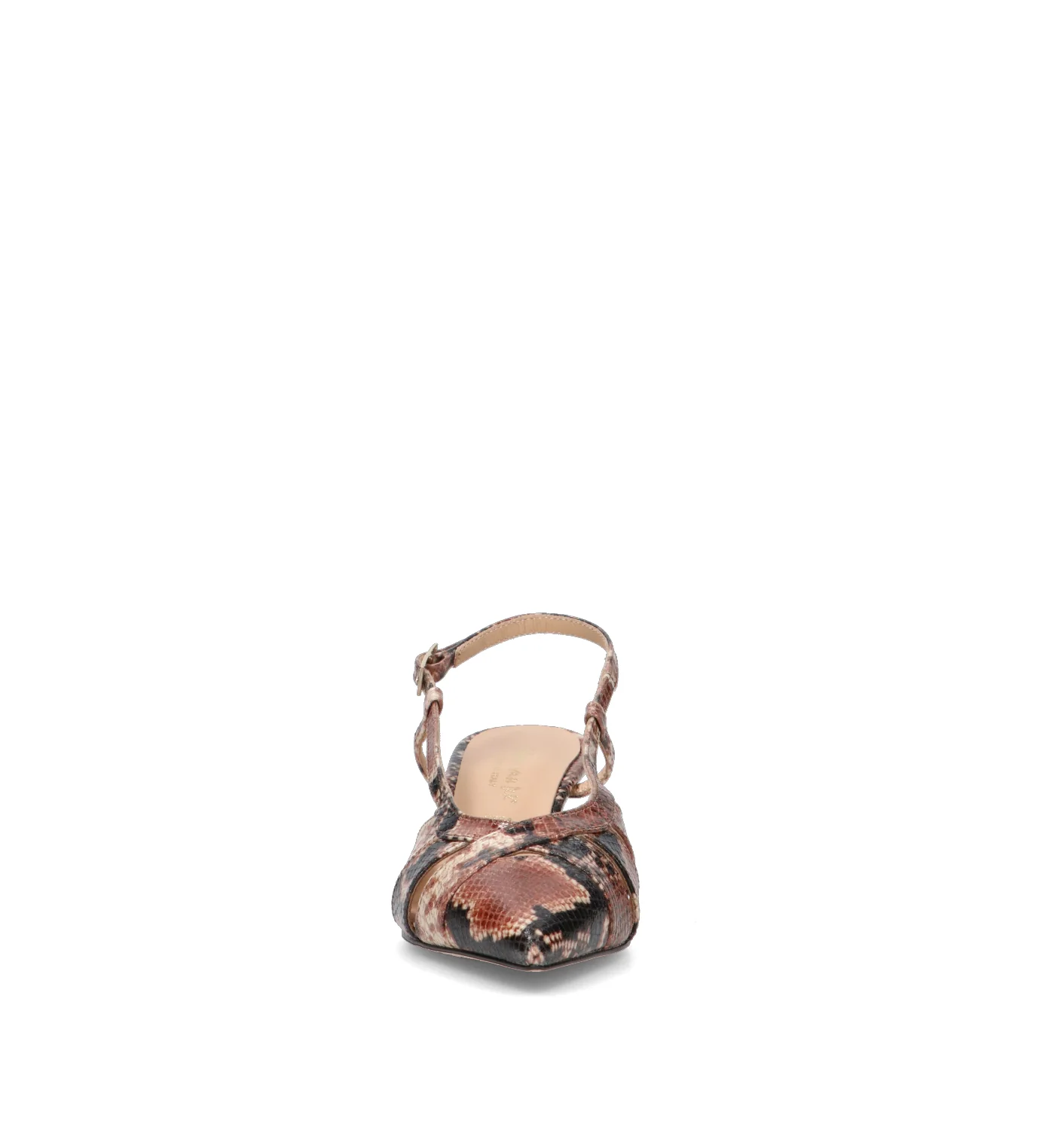 REBECCA VAN DIK Slingback donna cuoio/nera - Image 3