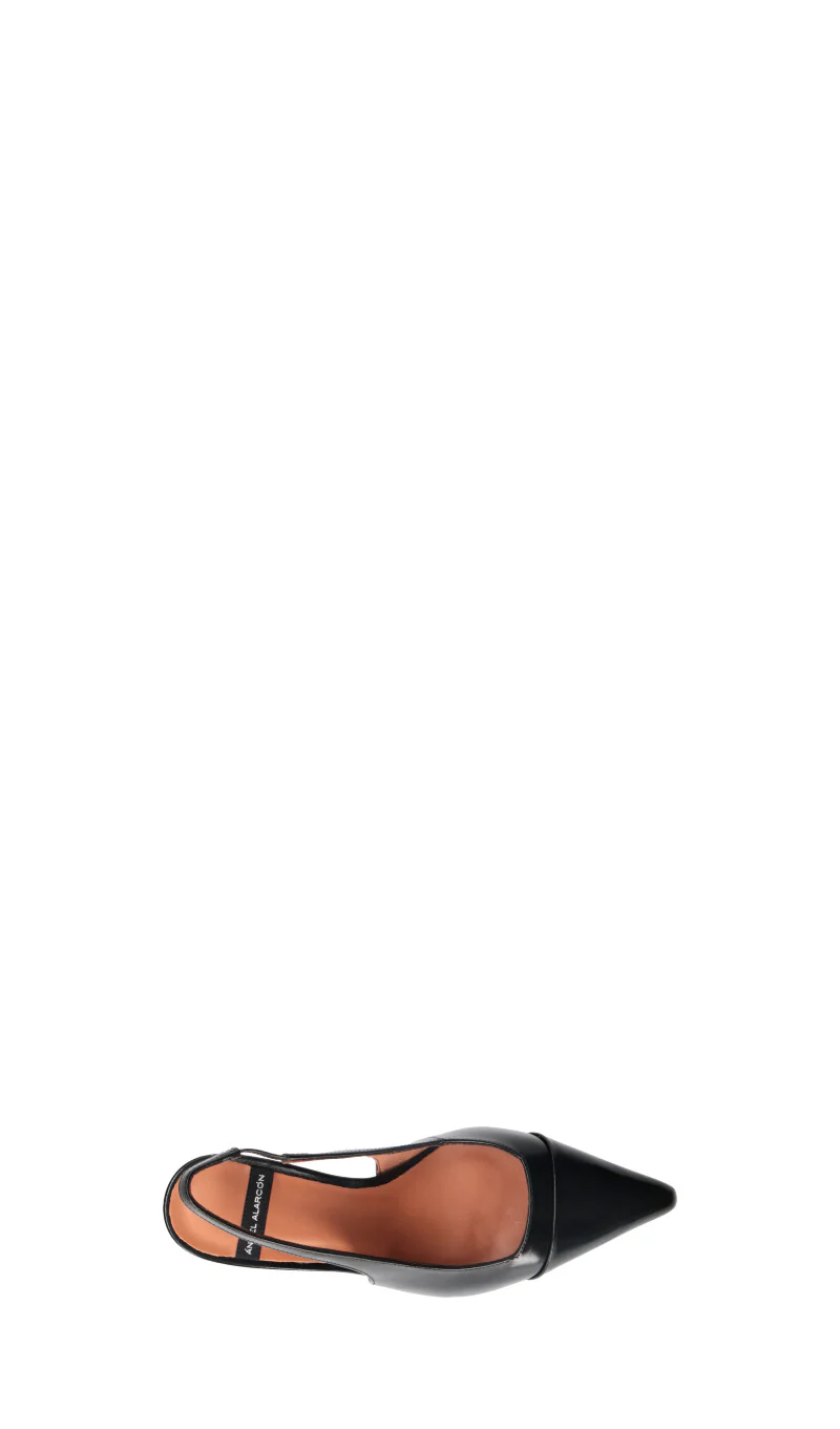 ANGEL ALARCON Slingback donna nera in pelle - Image 5