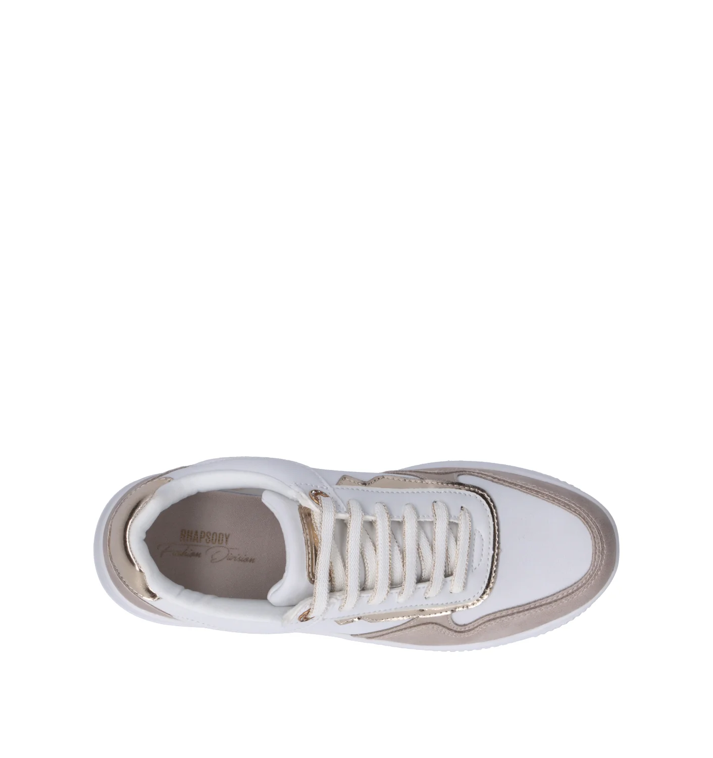 RHAPSODY Sneaker donna bianca/beige - Image 5