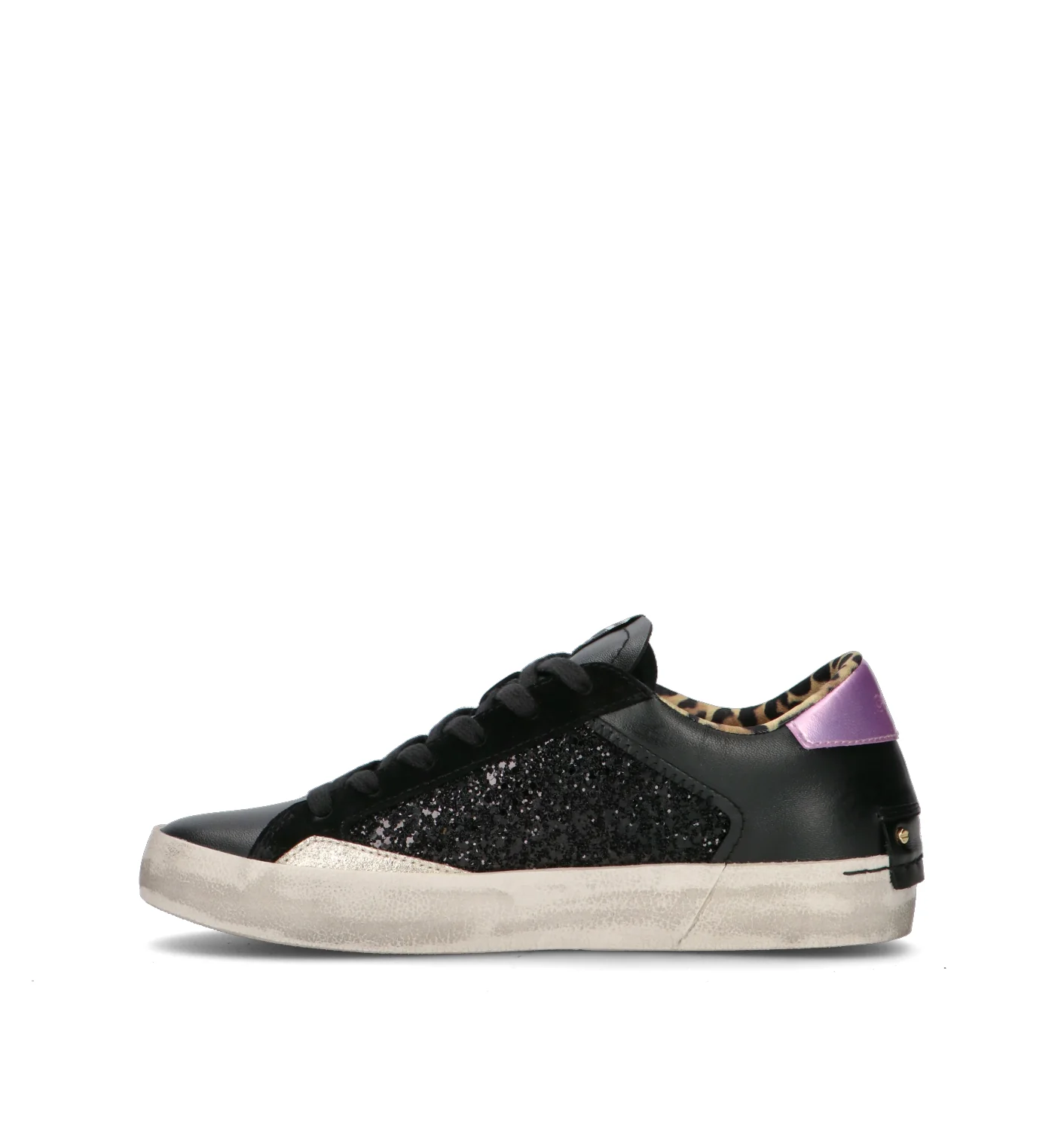 CRIME Sneaker donna nera - Image 4