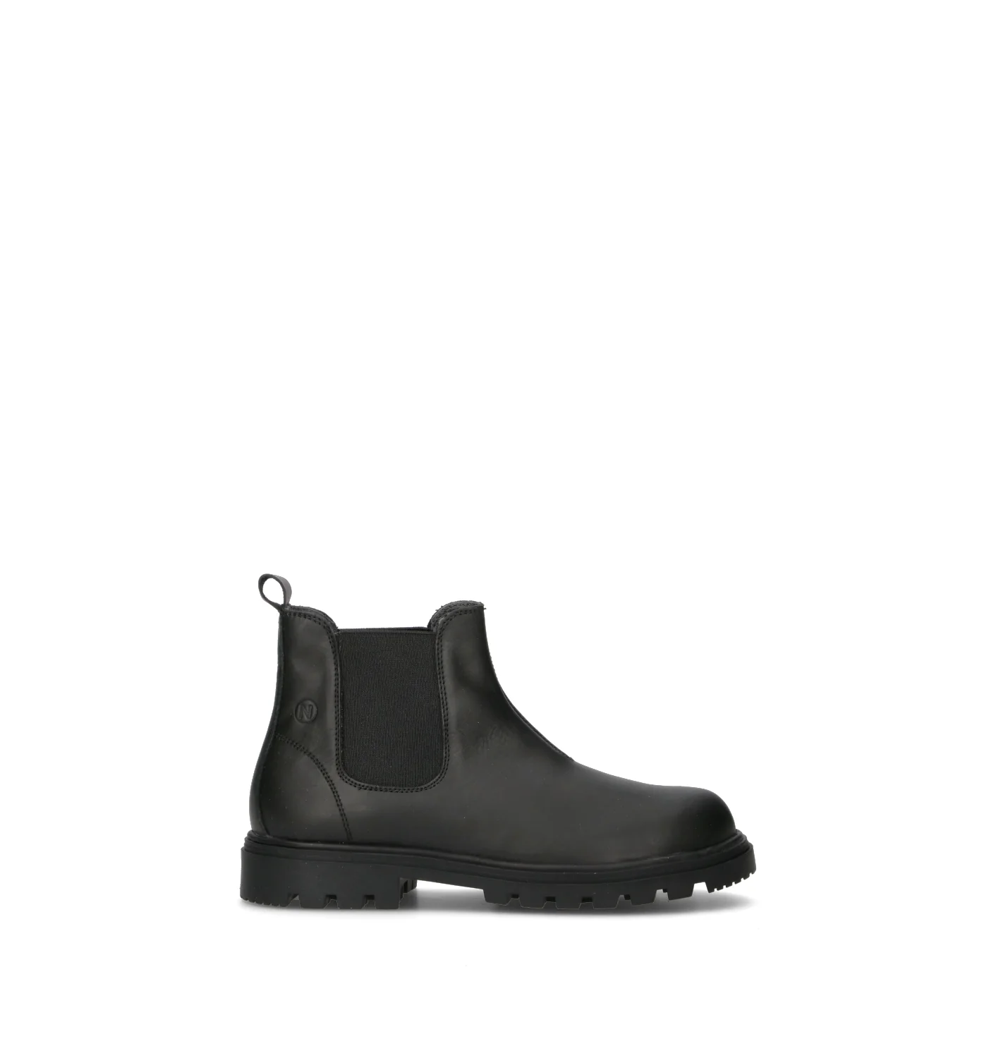 NATURINO Beatles bimbi nero in pelle