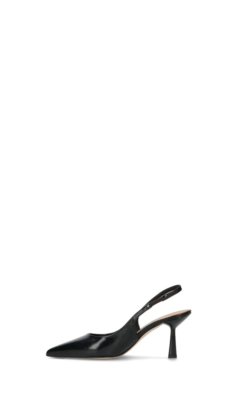 CHANTAL 1962 Slingback donna nera in pelle - Image 4