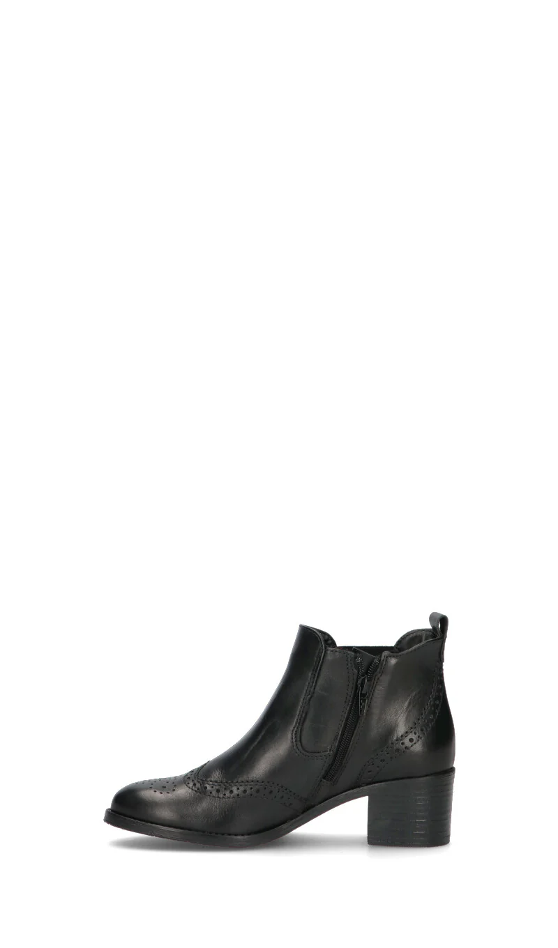 TAMARIS Tronchetto donna nero in pelle - Image 4