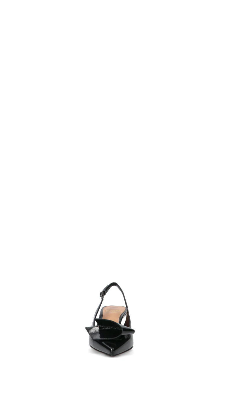 CHANTAL 1962 Slingback donna nera in pelle - Image 3