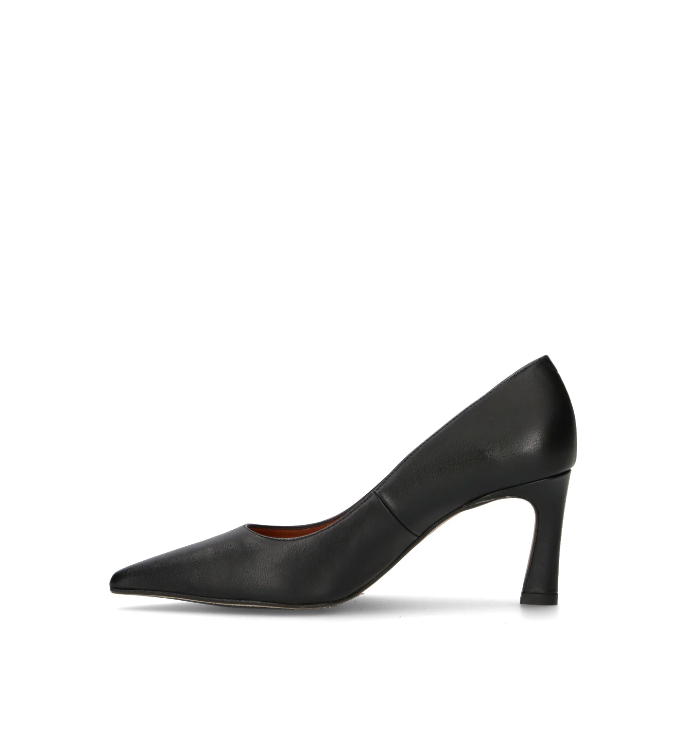 ANGEL ALARCON Décolleté donna nero in pelle - Image 4