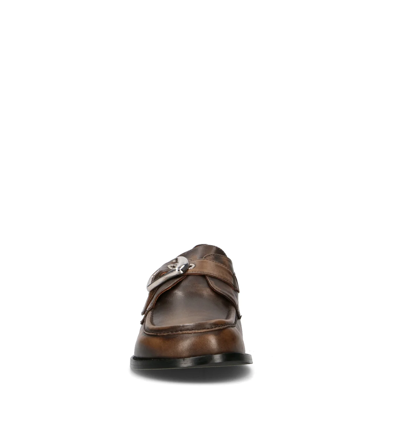 ANGEL ALARCON Mocassino donna marrone in pelle - Image 3