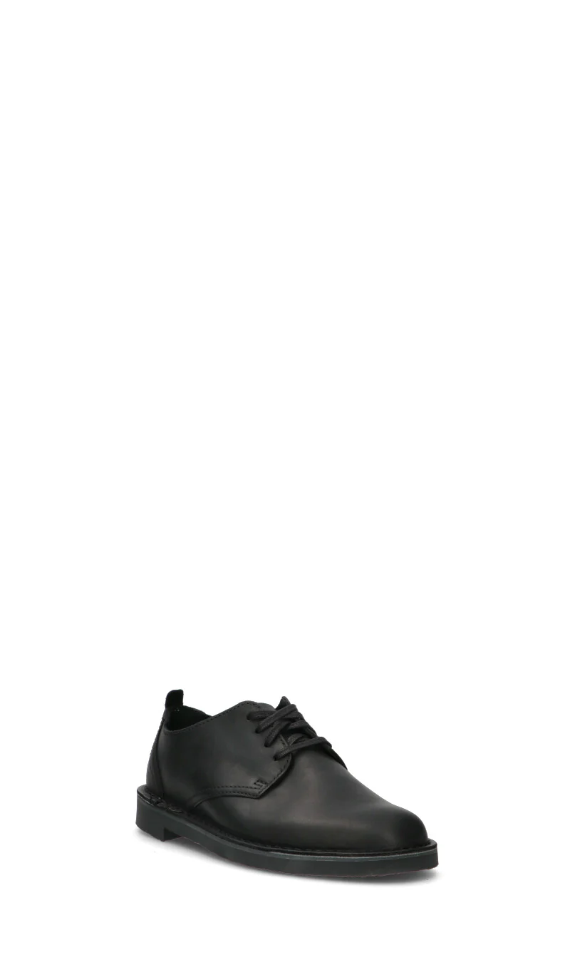 CLARKS ESSENTIALS Stringata uomo nera in pelle - Image 2