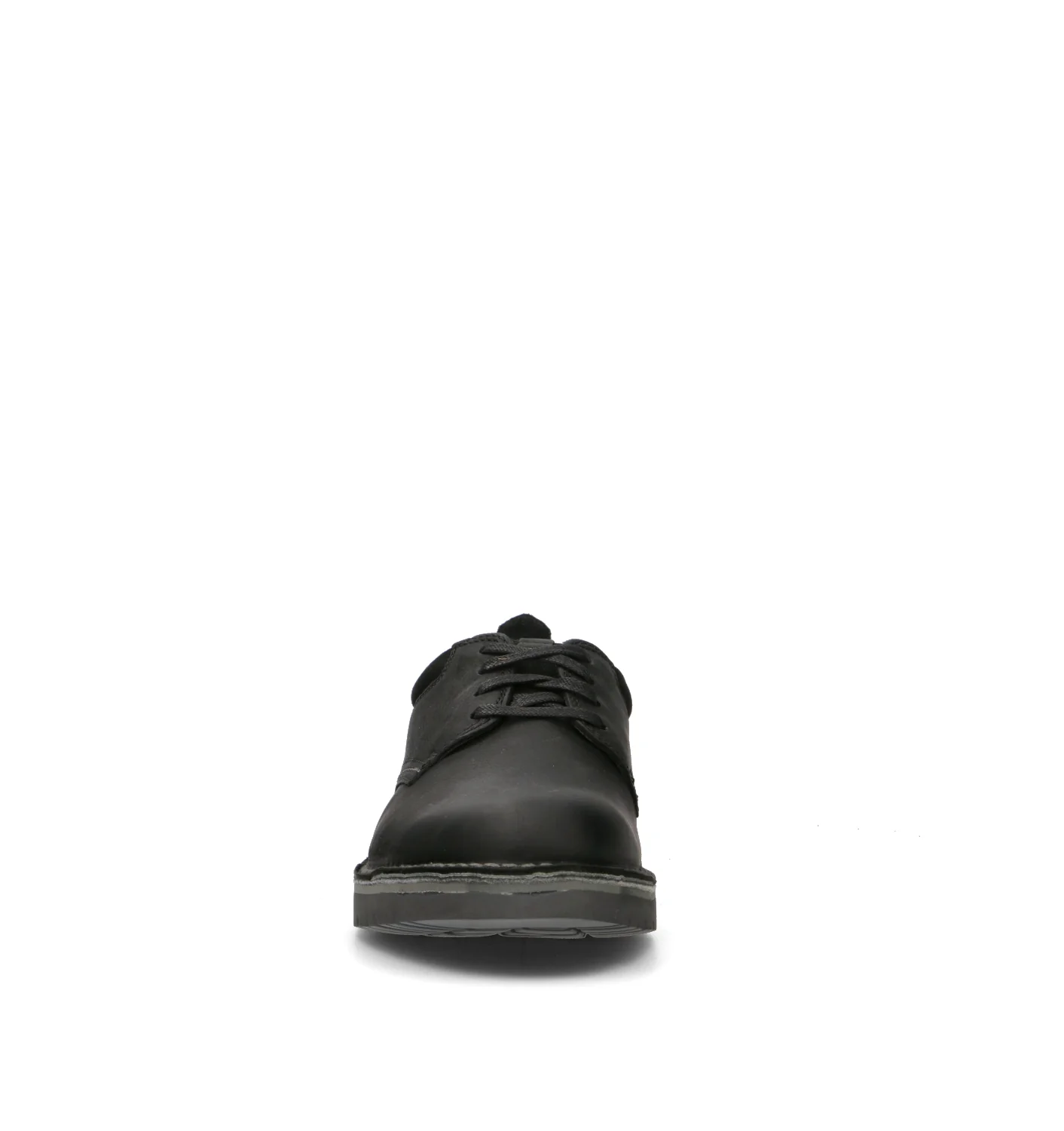 CLARKS ESSENTIALS EASTRIDGE LOW Stringata uomo nera in pelle - Image 3