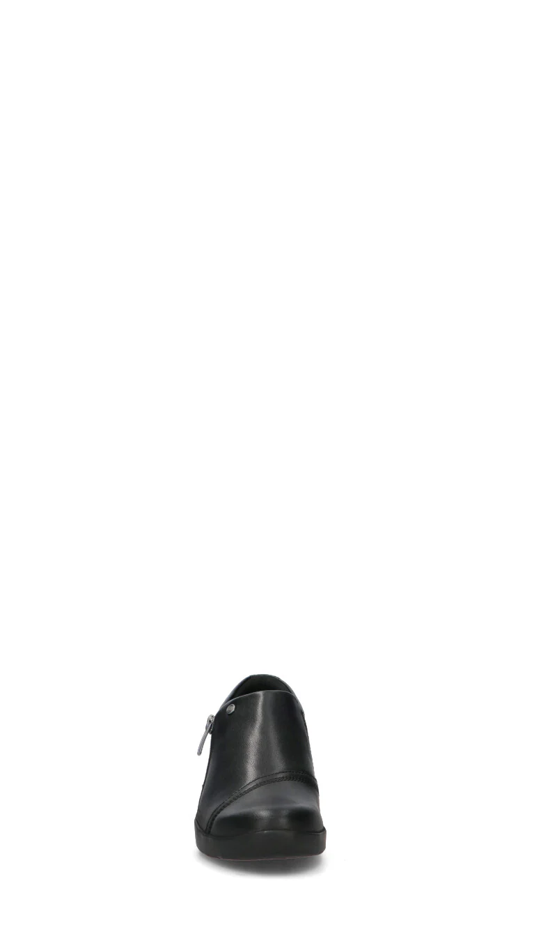 CLARKS ESSENTIALS Scarpa donna comfort nera in pelle - Image 3