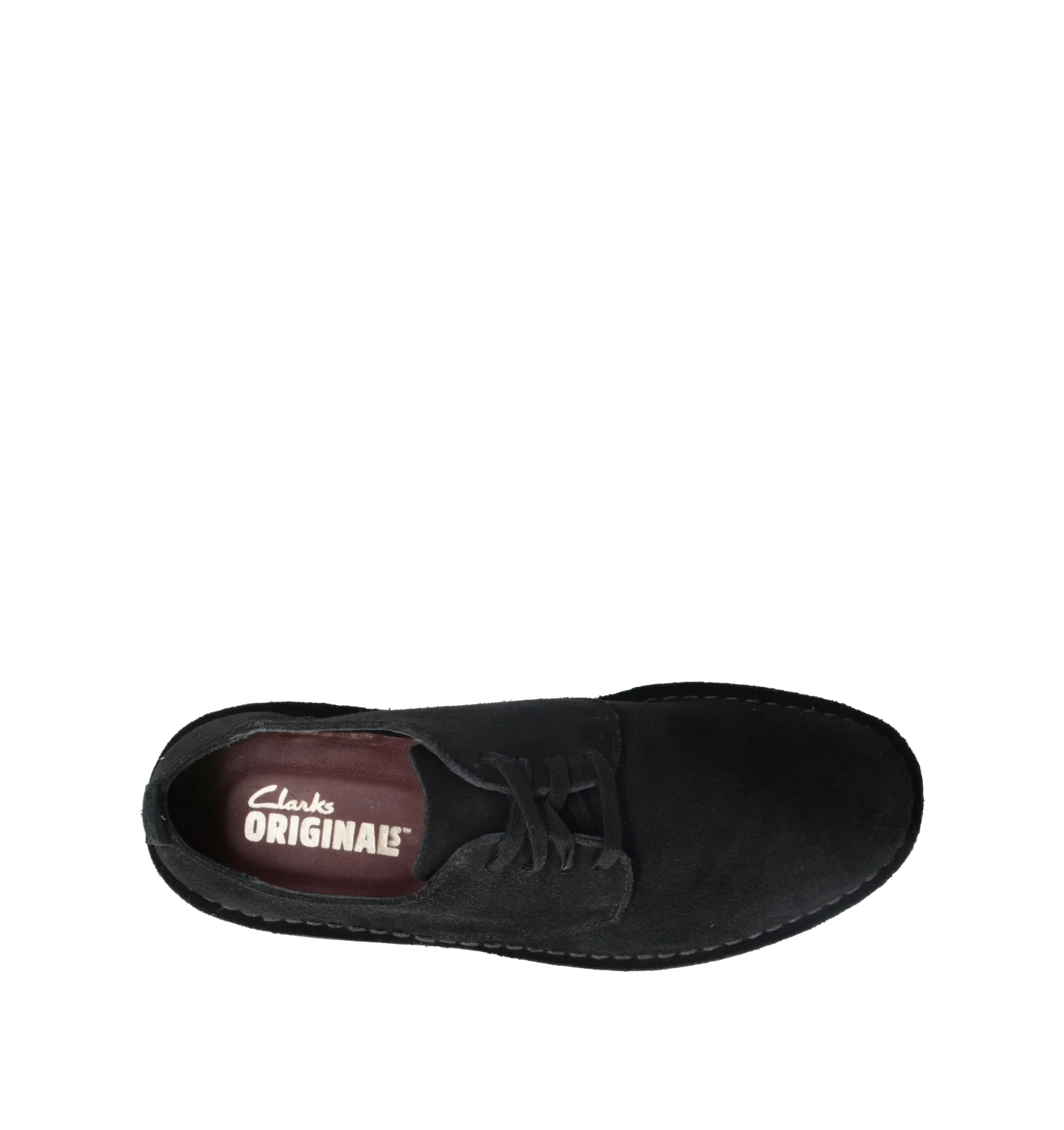 CLARKS ORIGINALS DESERT ROCK LO Stringata uomo nera in suede - Image 5