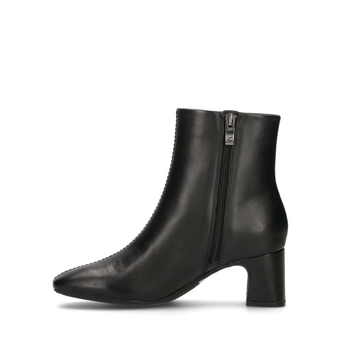 CLARKS CORE FERNIER ZIP Tronchetto donna nero in pelle - Image 4