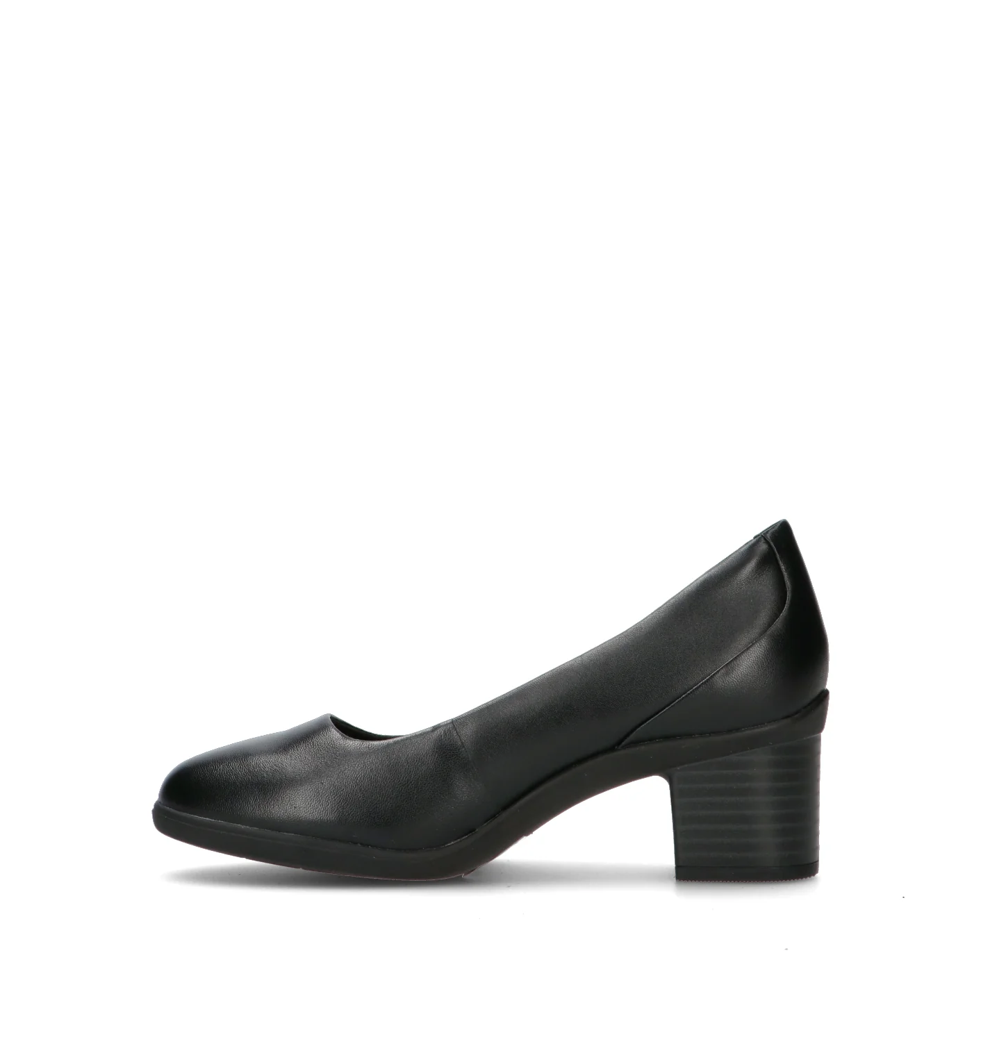 CLARKS CORE SHAYA POPPY Décolleté donna nero in pelle - Image 4