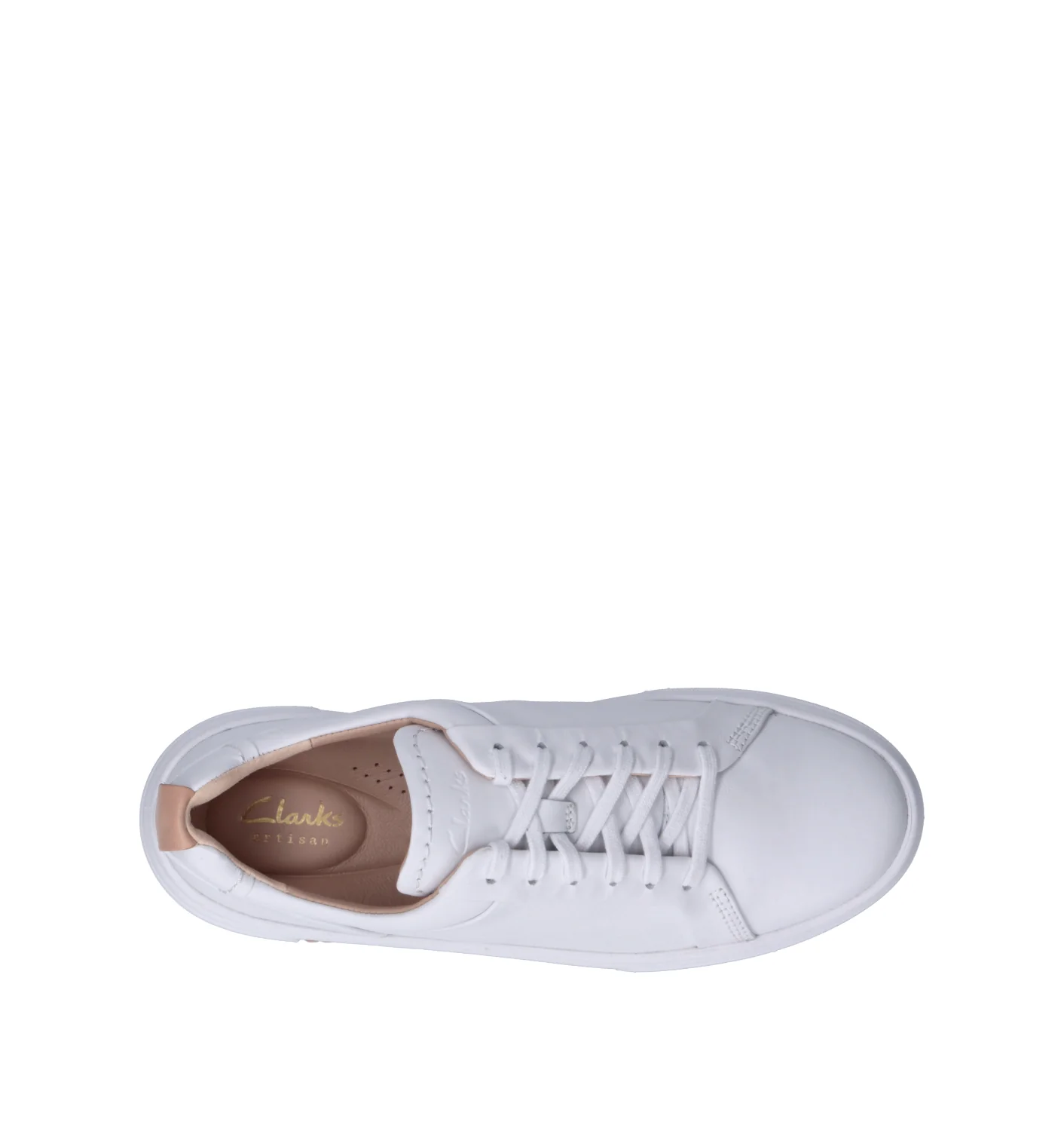 CLARKS CORE HOLLYHOCK WALK Sneaker donna bianca in pelle - Image 5
