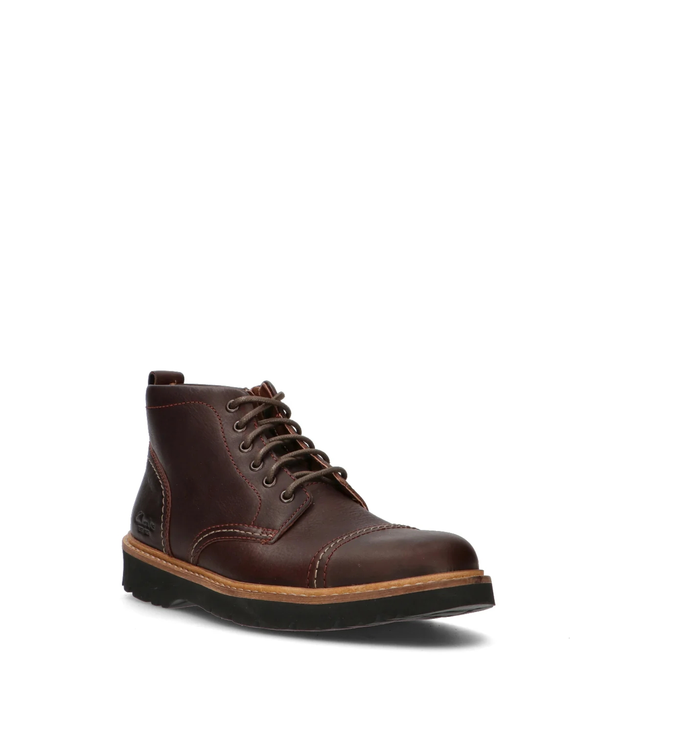 CLARKS ESSENTIALS Polacco uomo marrone in pelle - Image 2