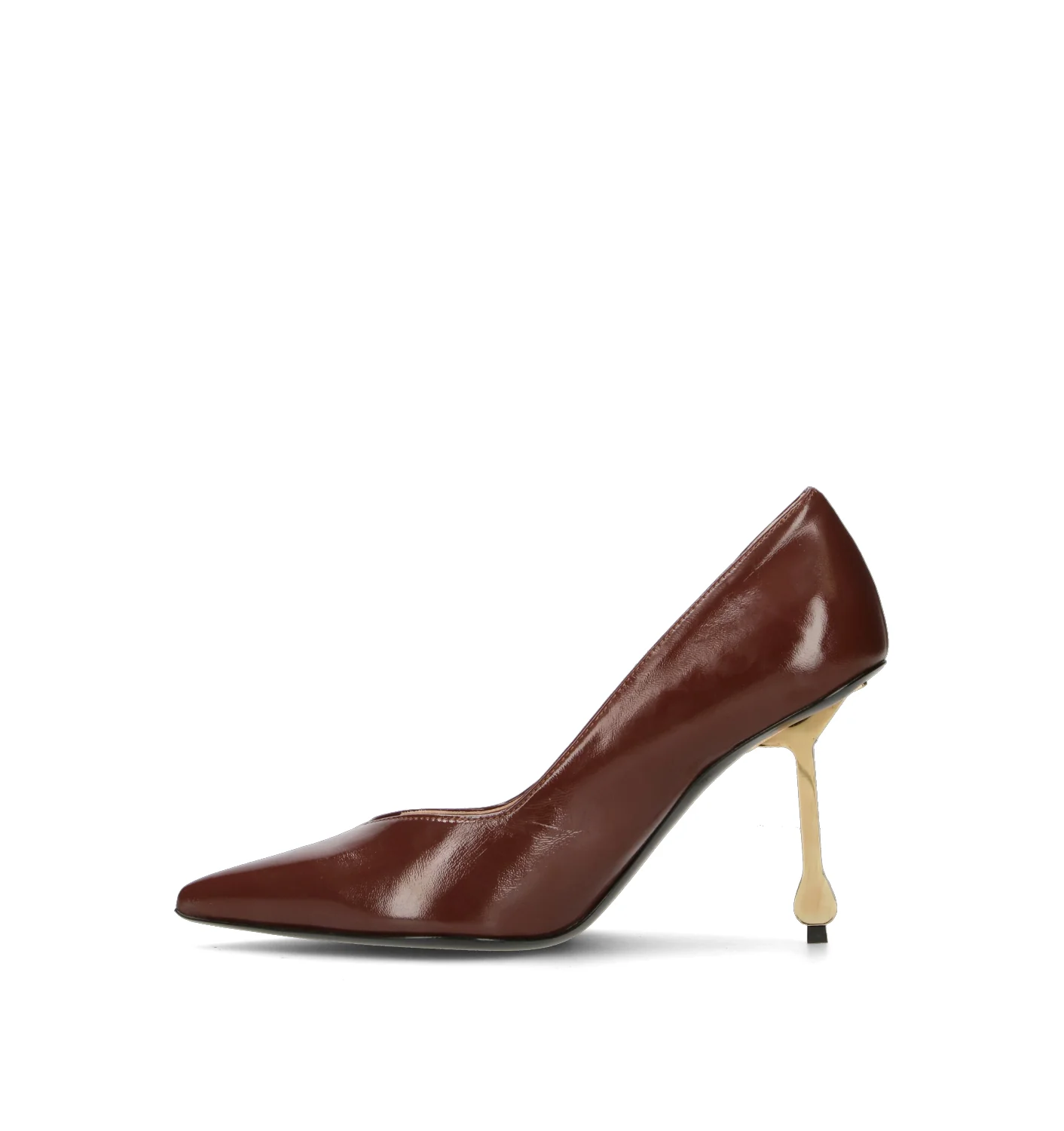 WO MILANO Décolleté donna marrone in pelle - Image 4