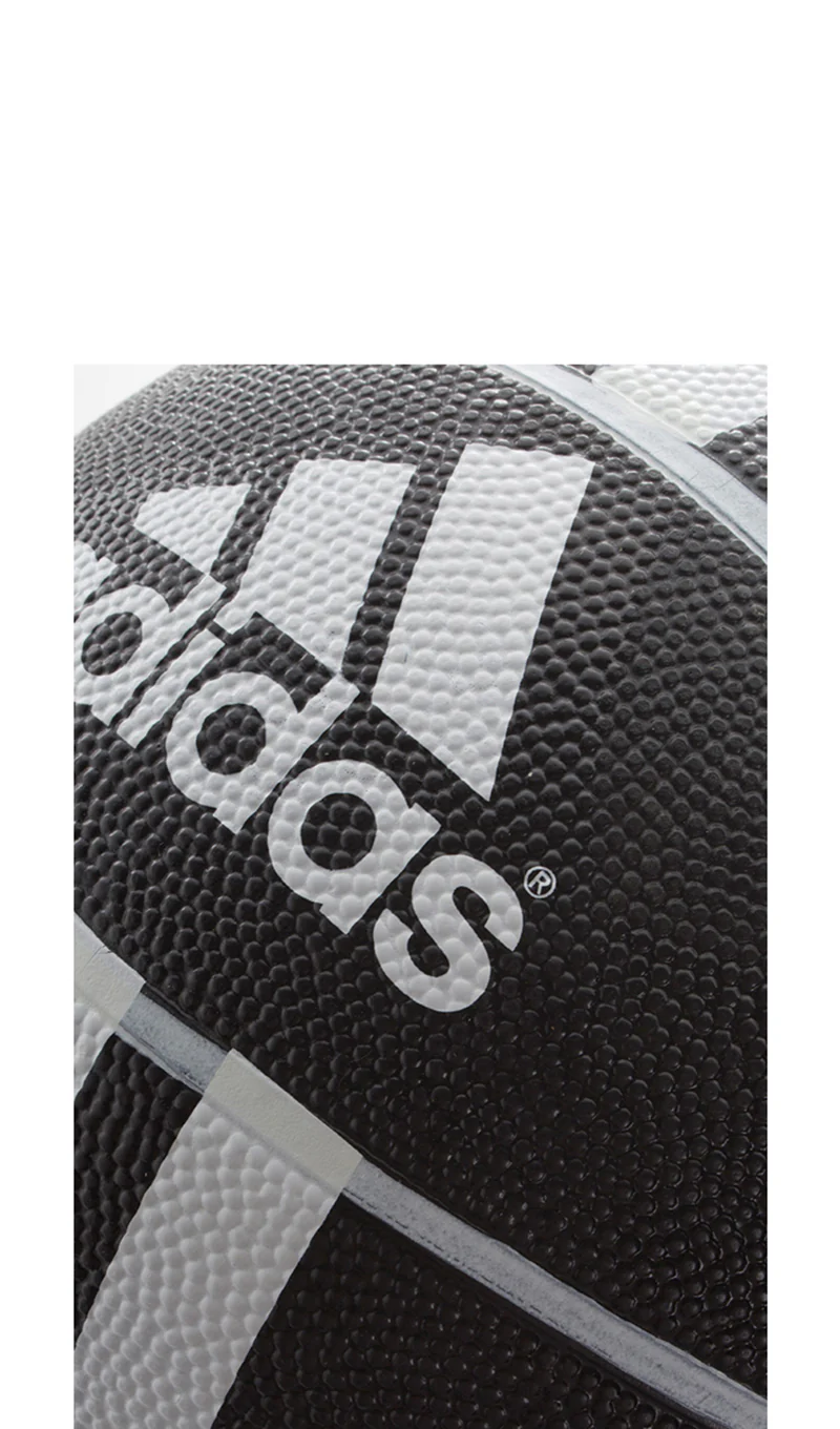 ADIDAS 3S RUBBER X Pallone da calcio nero/bianco - Image 3