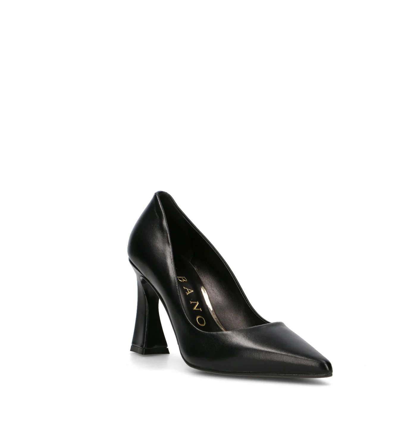 ALBANO Décolleté donna nera in pelle - Image 2