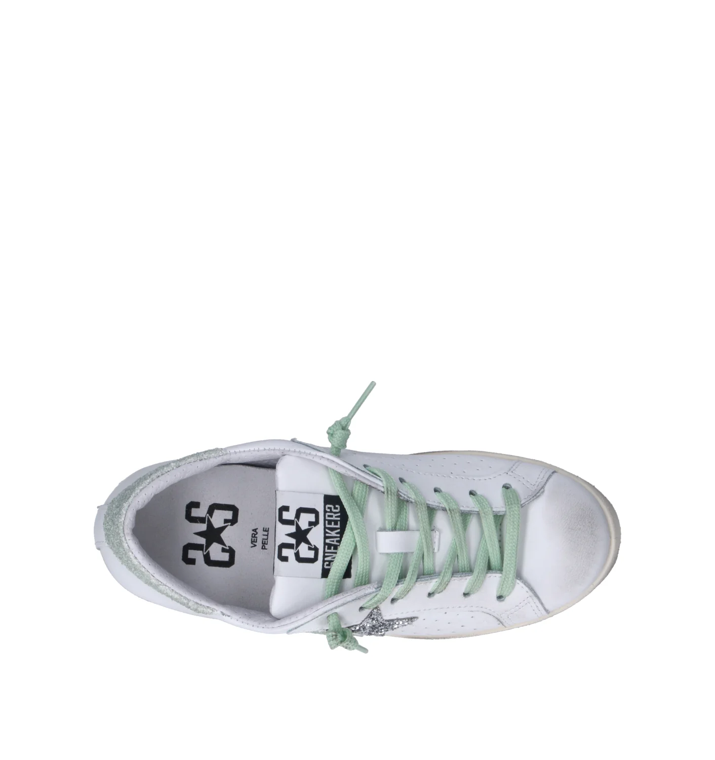2 STAR Sneaker donna bianca - Image 5