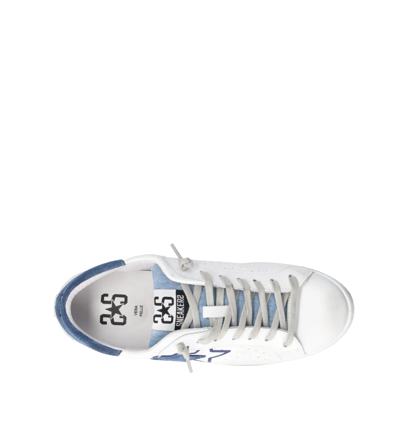 2 STAR Sneaker uomo bianca - Image 5