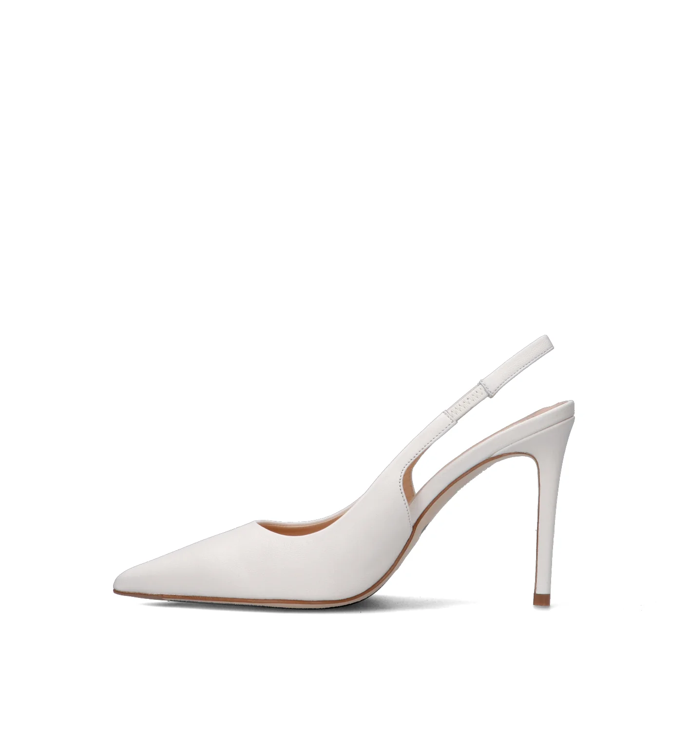 CHANTAL 1962 Slingback donna bianca in pelle - Image 4