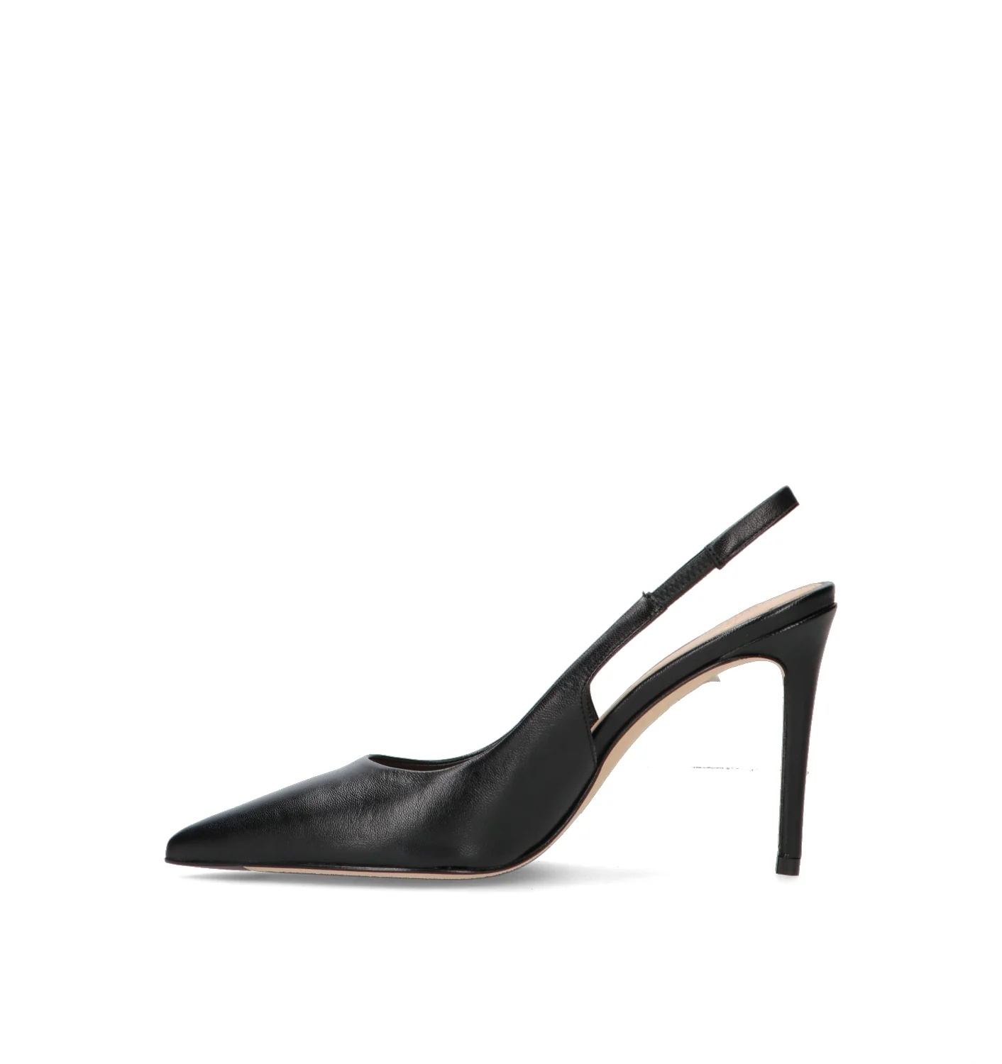 CHANTAL 1962 Slingback donna nera in pelle - Image 4