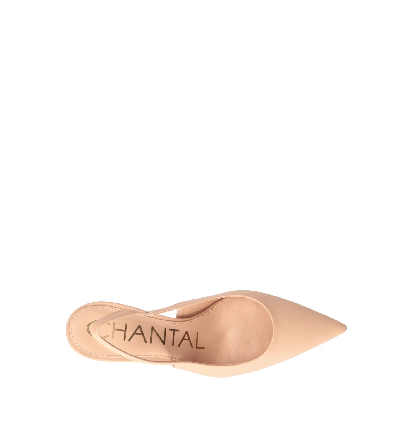 CHANTAL 1962 Slingback donna nude in pelle - Image 5