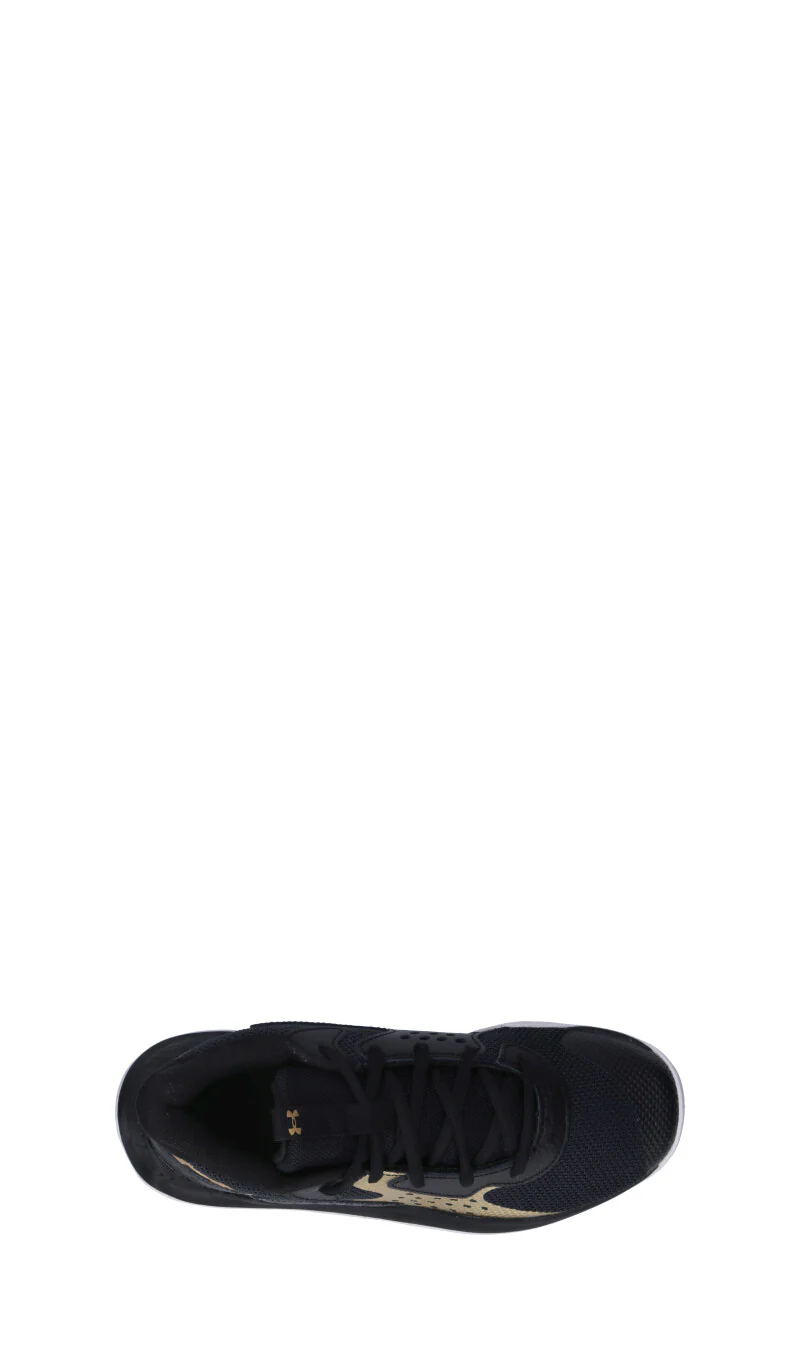 UNDER ARMOUR Scarpa basket uomo nera/rossa in pelle - Image 5