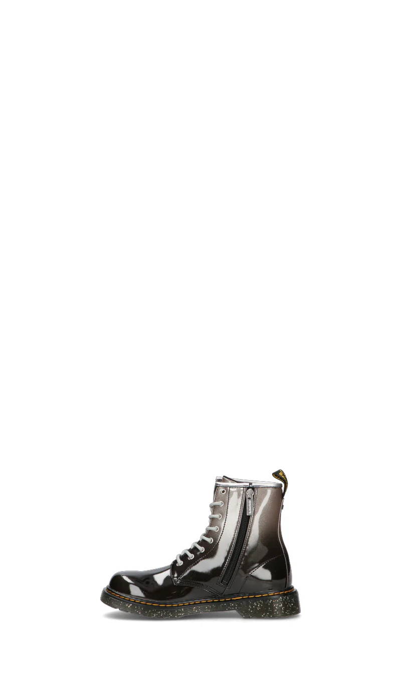 DR. MARTENS - 1460 GLITTER Y Anfibio bimba nero/argento - Image 4