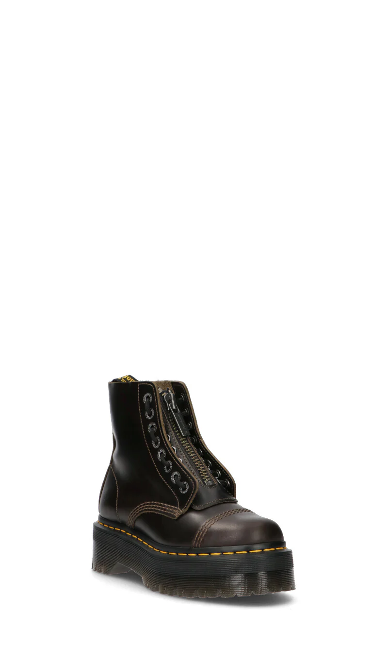 DR. MARTENS - SINCLAIR Anfibio donna marrone in pelle. Realizzato in pelle di alta qualità, il Sincl - Image 2
