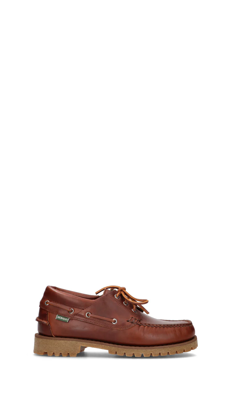 SEBAGO Scarpa barca uomo marrone in pelle - Image 6