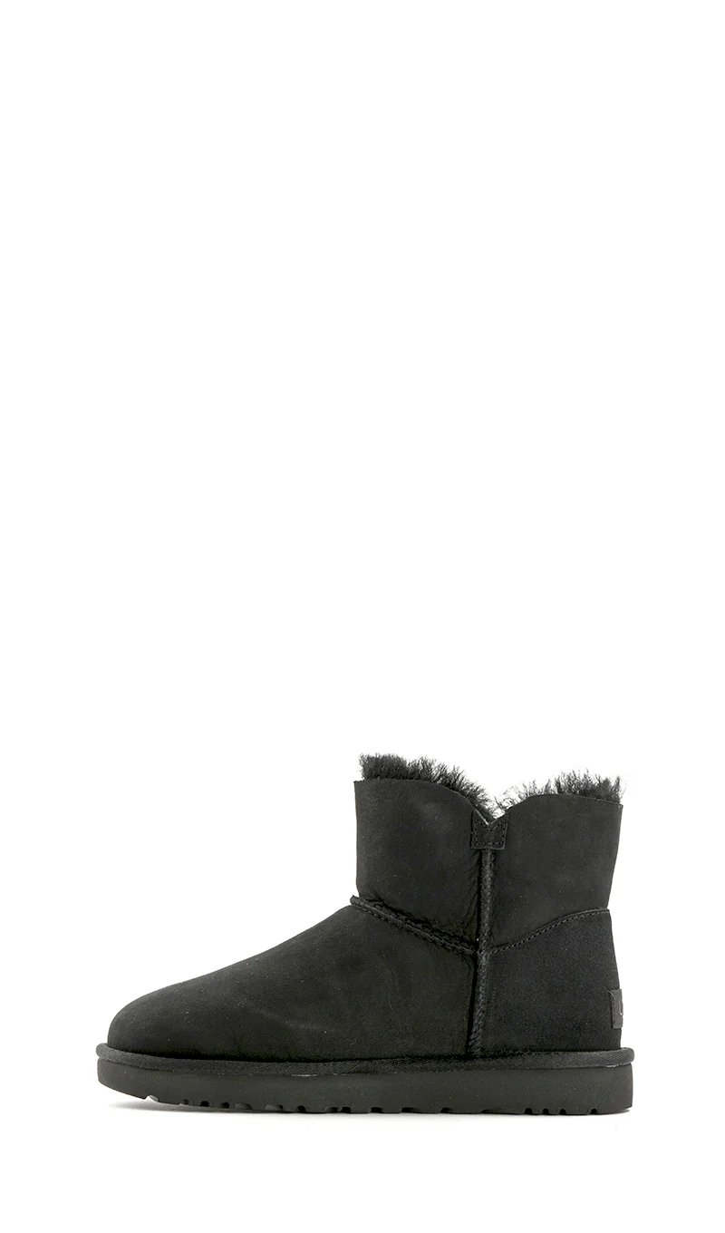 UGG W MINI BAILEY BUTTON II donna nero suede bottone - Image 2