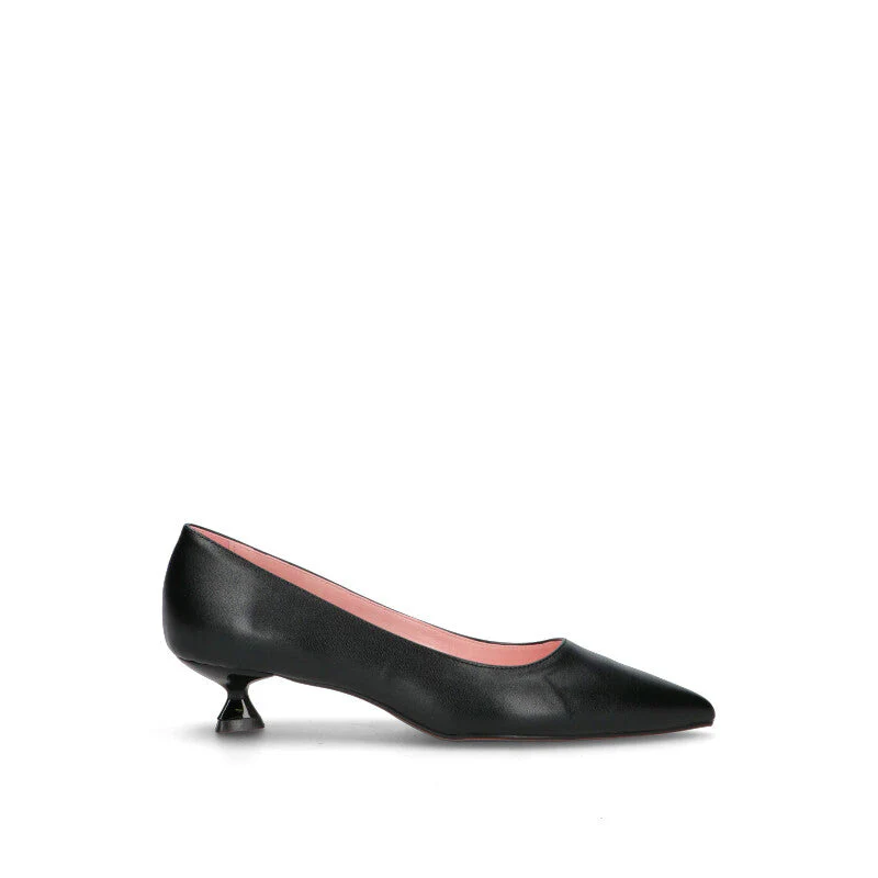 BIANCOANTICO Decollete donna nera